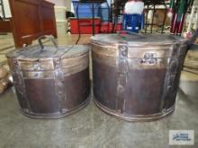 Luggage box storage container decorative pieces