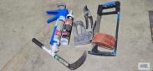 Caulk, stapler, etc.