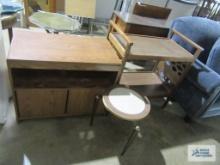 Microwave stand, TV stand, and small accent table