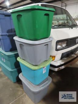 Four assorted totes