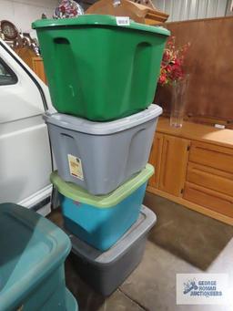 Four assorted totes