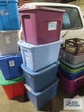 Four assorted totes