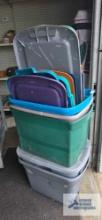 Totes and extra lids