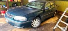 2001 Chevy Impala LS, VIN #: 2G1WH55K619272160, 195,695 miles