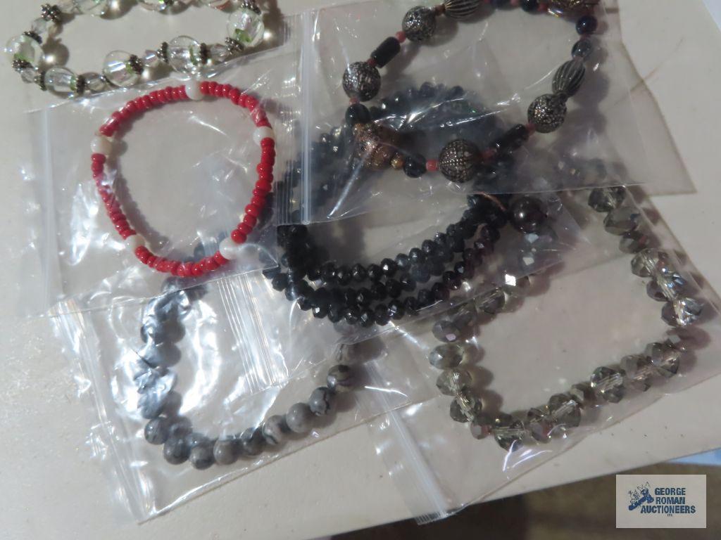 Assorted decorative bracelets