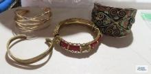 Costume jewelry bracelets