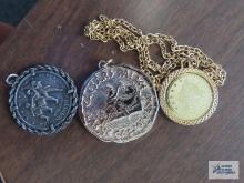 Coin and token pendants