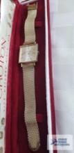 Jules Jurgensen 17 jewels Swiss made watch on Champion band, both marked 10K gold filled
