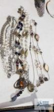 Costume jewelry necklaces