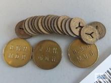 New York City Transit tokens and other
