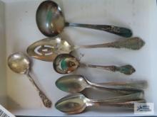 Miscellaneous Silverplate flatware