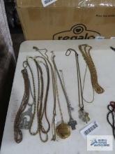 Costume jewelry necklaces