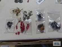 Costume jewelry earrings
