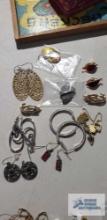 Costume jewelry earrings