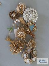 Variety of pearl like pins