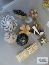 Variety of vintage pins