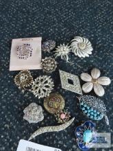 Variety of pins. One is Monet