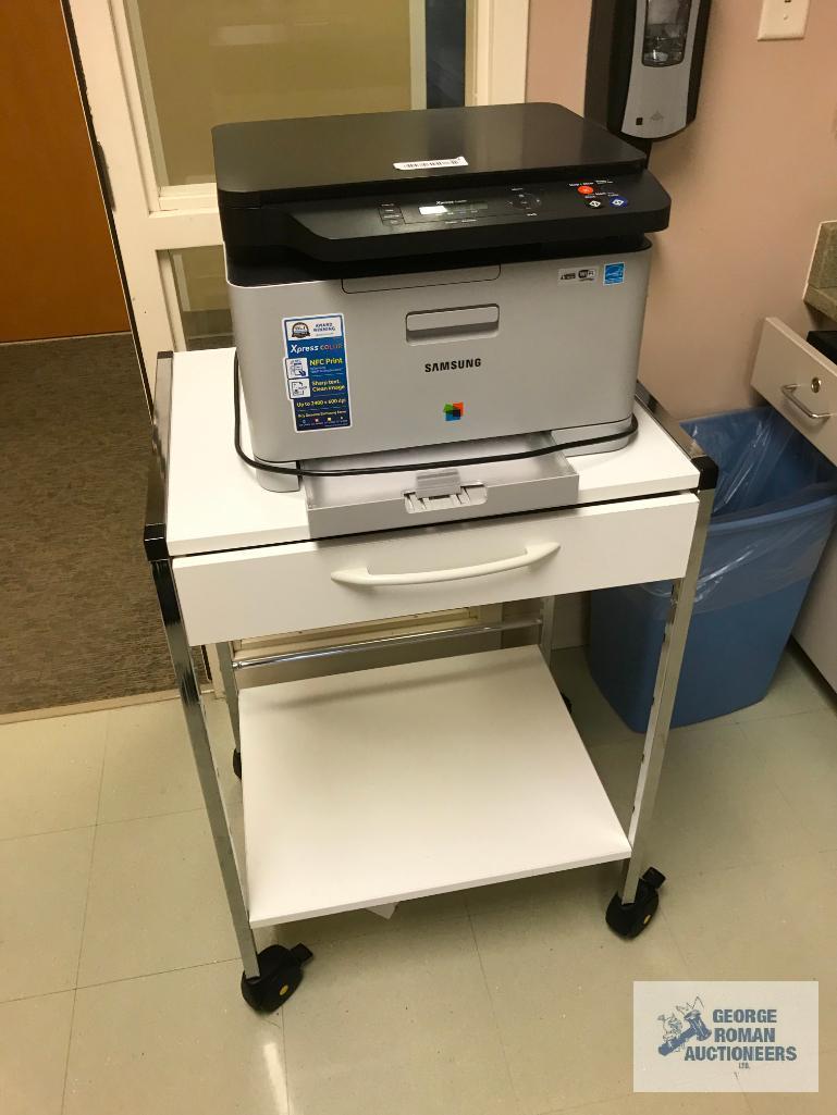 SAMSUNG XPRESS C46DW PRINTER AND STAND