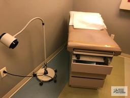 RITTER 104 TABLE AND EXAM LIGHT