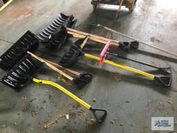 (7) SNOW SHOVELS