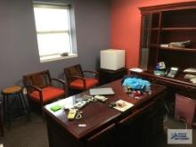 EXECUTIVE OFFICE FURNITURE AND REFRIGERATOR