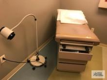 RITTER 104 TABLE AND EXAM LIGHT