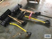 (7) SNOW SHOVELS