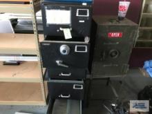 (2) SAFES, NO COMBINATIONS
