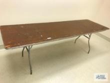8' FOLDING TABLE