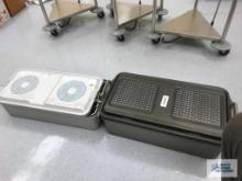 (2) SURGICAL INSTRUMENTS PANS