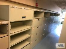 (11) FIVE DRAWER LATERAL FILES, SECOND FLOOR, BRING HELP