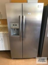 FRIGIDAIRE STAINLESS STEEL REFRIGERATOR, SECOND FLOOR, BRING HELP