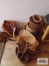 Variety of baskets