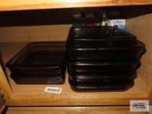 Pyrex brown baking dishes