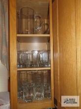 Assorted glasses and pitchers