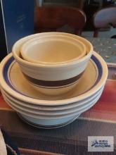 Mixing bowls, bowls and plates
