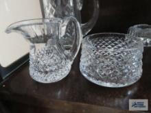 Castlemaine creamer and sugar