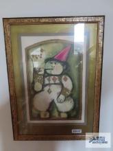 Clown lithograph by Ben David 121/200