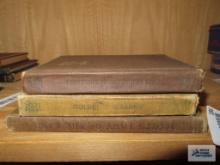 Three antique books including The Golden Treasury of Songs and Lyrics, Tennyson Ideals of The King,