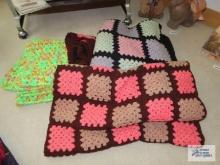 Assorted afghans