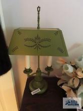 Tole student lamp