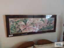 Decorative floral print. No shipping!