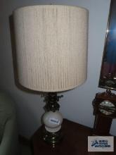 Metal and ceramic lamp
