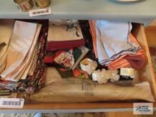 Advertising coasters and table linens