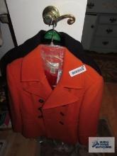 McIntosh New England ladies wool jacket, no size. St John's Bay ladies wool jacket, size petite