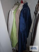 Variety of ladies jackets, sizes medium and large