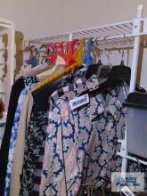 Variety of ladies blouses, mostly petite medium and petite small