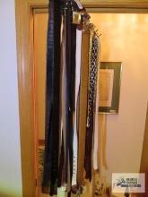 Assortment of ladies belts