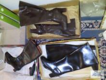 Variety of ladies boots, sizes 6-/2 and 7