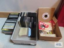 Variety of audio tapes and records